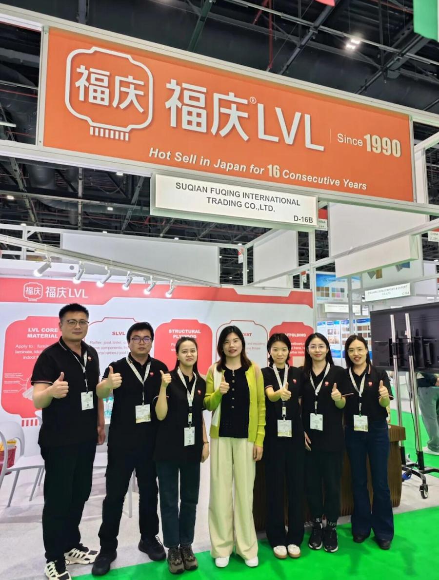 On the First Day of DUBAI WOODSHOW, Fuqing LVL Was Stunned and Made a Name for Itself