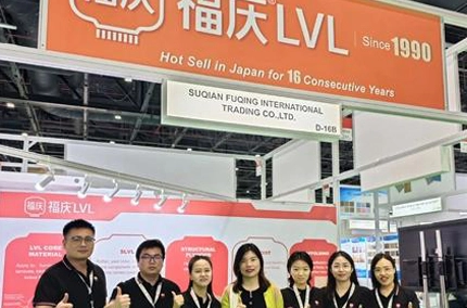 新年の最初のショー! DUBAI WOODSHOWの初日、Fuqing LVLは見事なデビューをしました