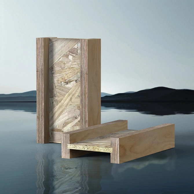 木のiビーム根太