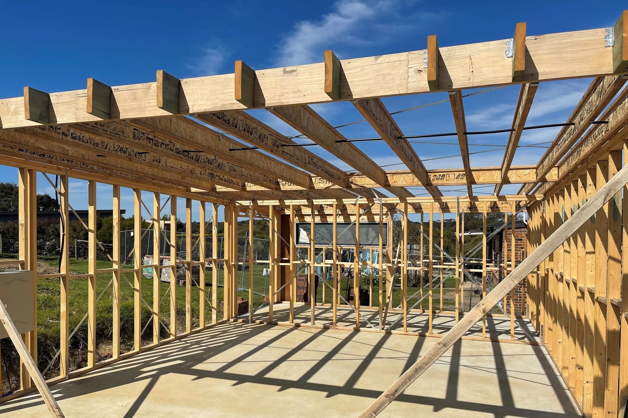Exterior LVL Beams